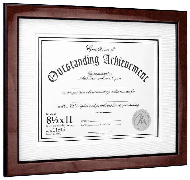 Malden : 8.5X11 Certificate Frame