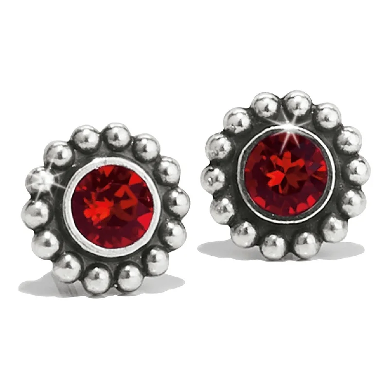 Brighton : Twinkle Mini Post Earrings in Ruby