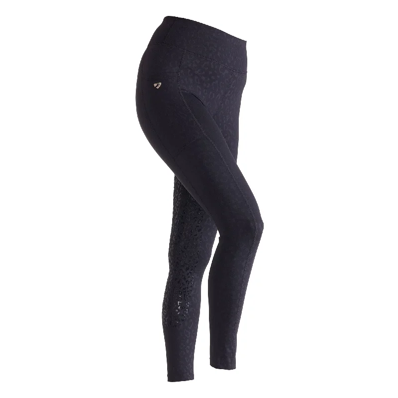 Aubrion Ladies Non-Stop Riding Tights - Black