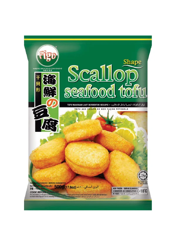 FIGO SCALLOP SHAPE SEAFOOD TOFU 500G