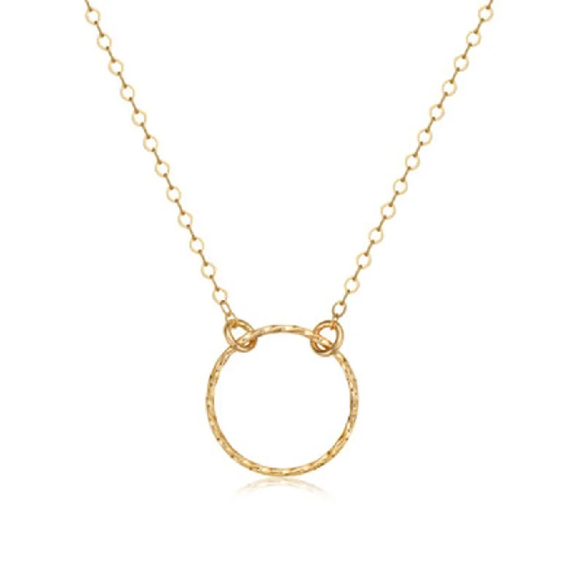 Ronaldo Jewelry : Forever Mine Necklace - 14K Gold Artist Wire 18"