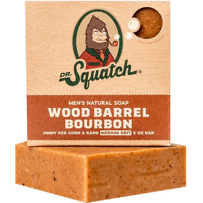 Essentials: Wood Barrel Bourbon Bar Soap