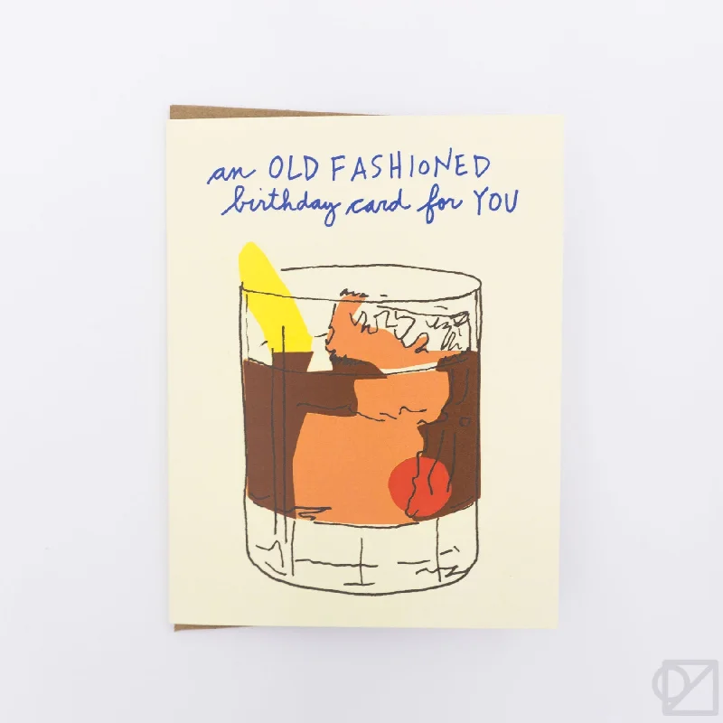 Old Fashioned Birthday Card