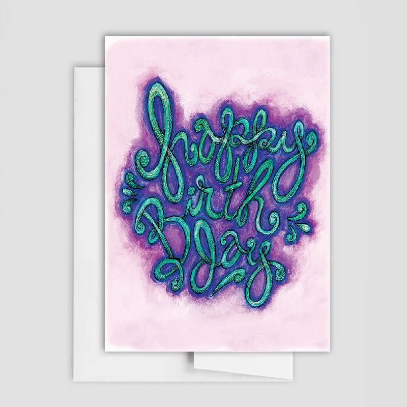 GRAFFITI BIRTHDAY CARD - City Birthday Card