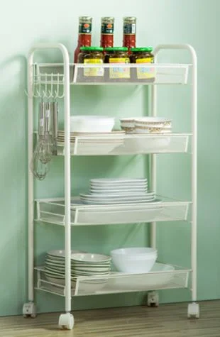 Japan Home 4-Tier Storage Cart 45.2x26.2x84.3cm | #LX-0350-4