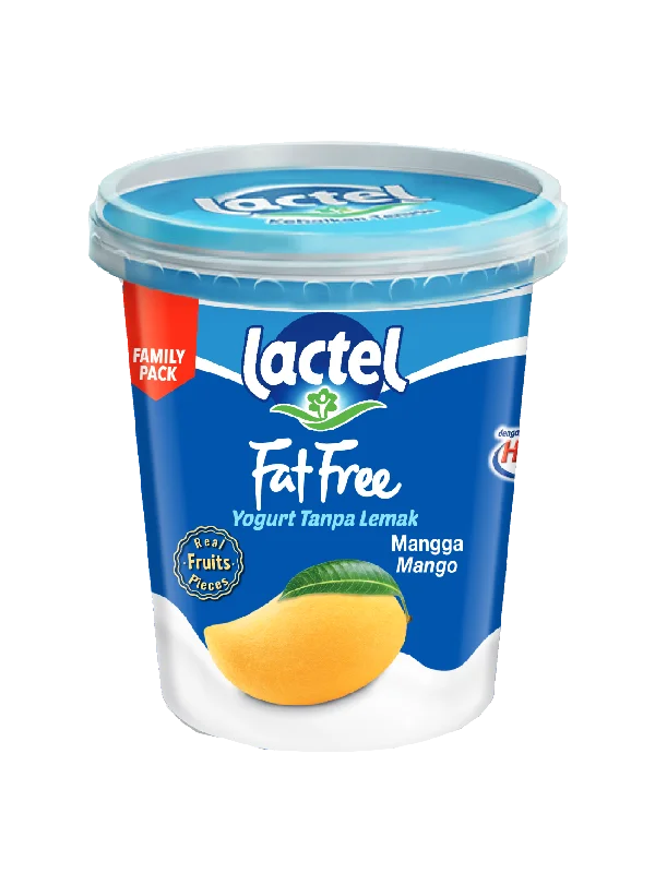 LACTEL FAT FREE YOGURT MANGO 470G