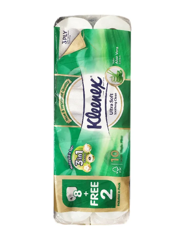 KLEENEX BT CLEAN CARE ALOE 190SX10R