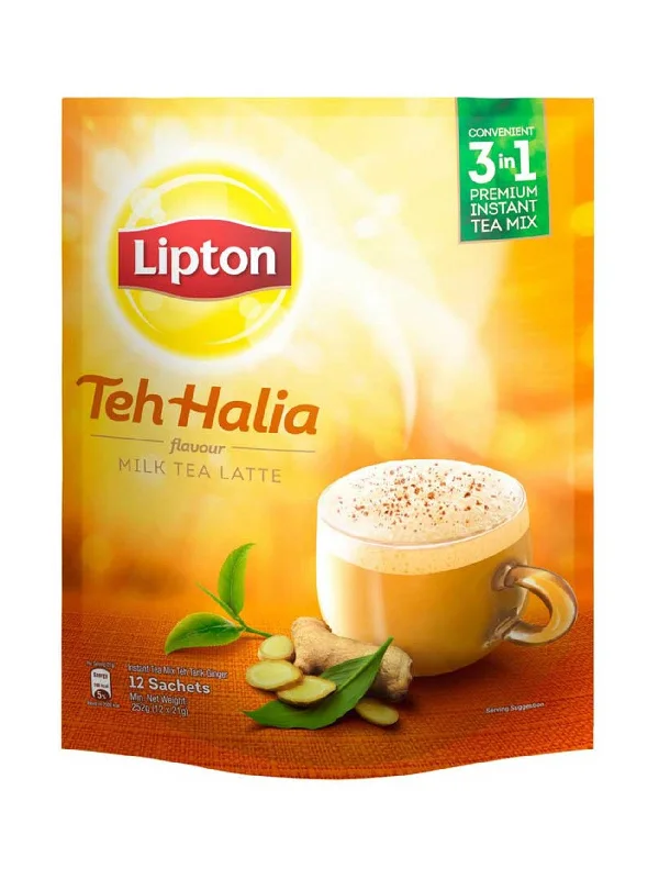 LIPTON 3IN1 MILK TEA TEH HALIA 12S