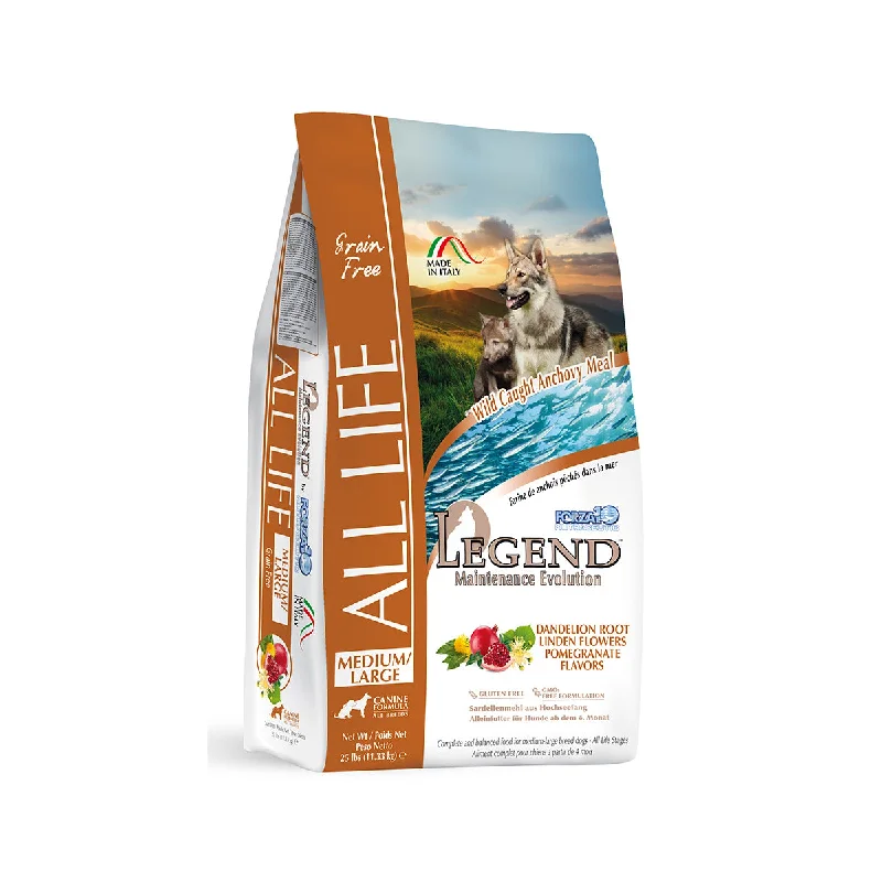 Forza10 Nutraceutic Legend All Life Medium & Large Breed Grain-Free Wild Caught Anchovy Dry Dog Food