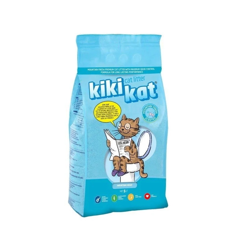 Kiki kat Clumping Cat Litter Mountain Fresh 5L