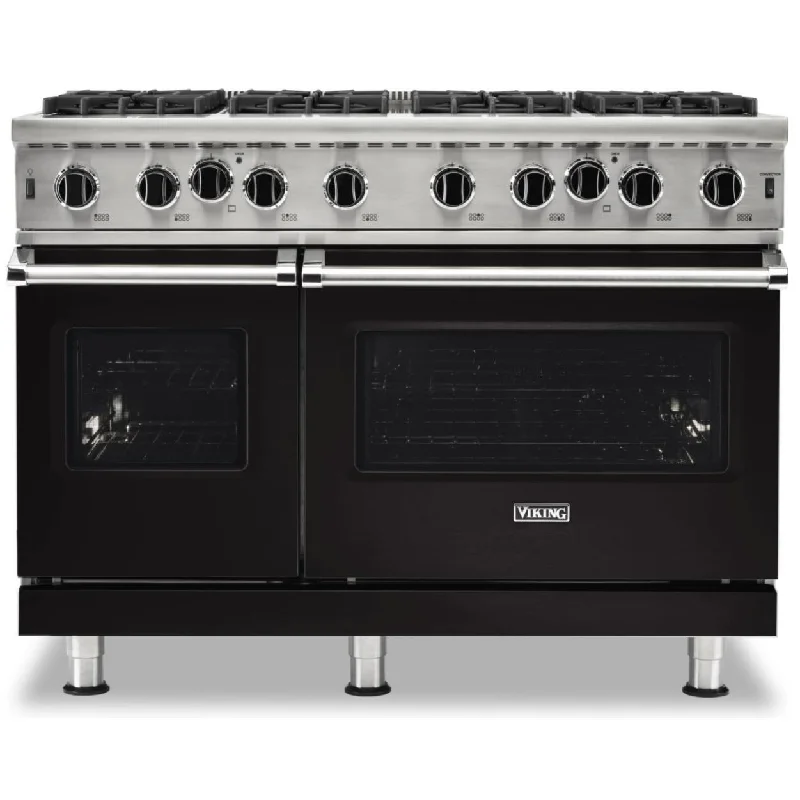 Viking 48-inch Freestanding Gas Range with Gourmet-Glo™ Gas Infrared Broiler VGIC5482-8BON