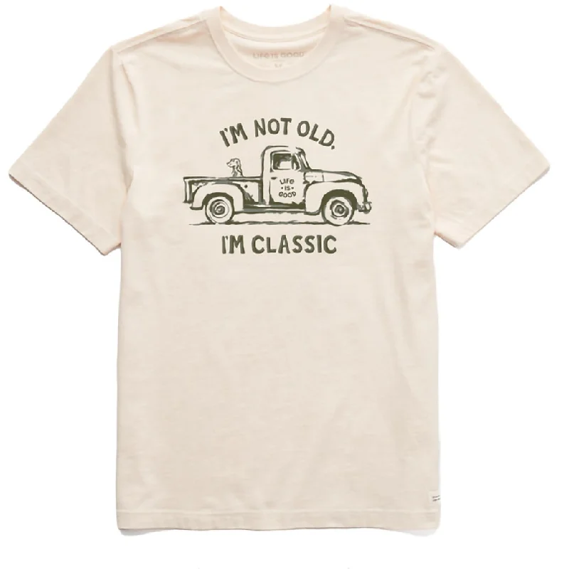 Life Is Good : Men's Trusty Pickup and Dog Crusher Tee