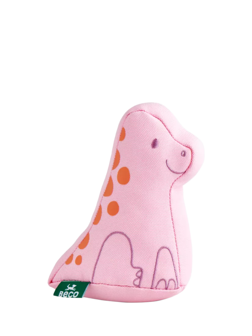 Beco Pets Baby Dino Pet Toy, Pink