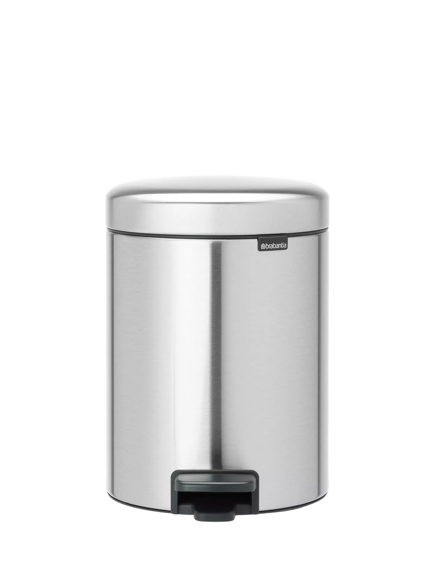 Brabantia newIcon Fingerprint Proof Pedal Bin, 5L, Matt Steel