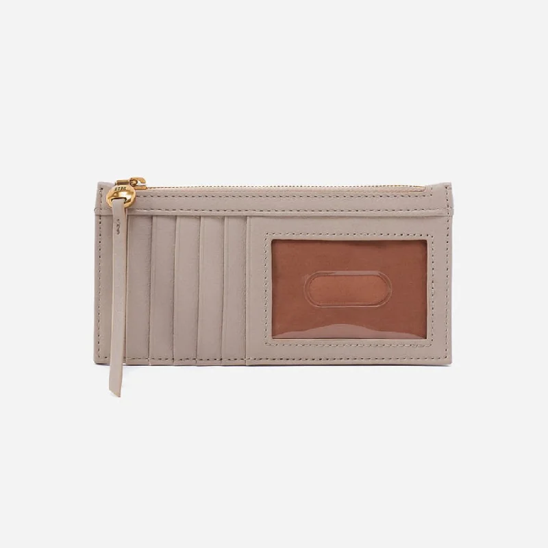 HOBO : Carte Card Case In Taupe