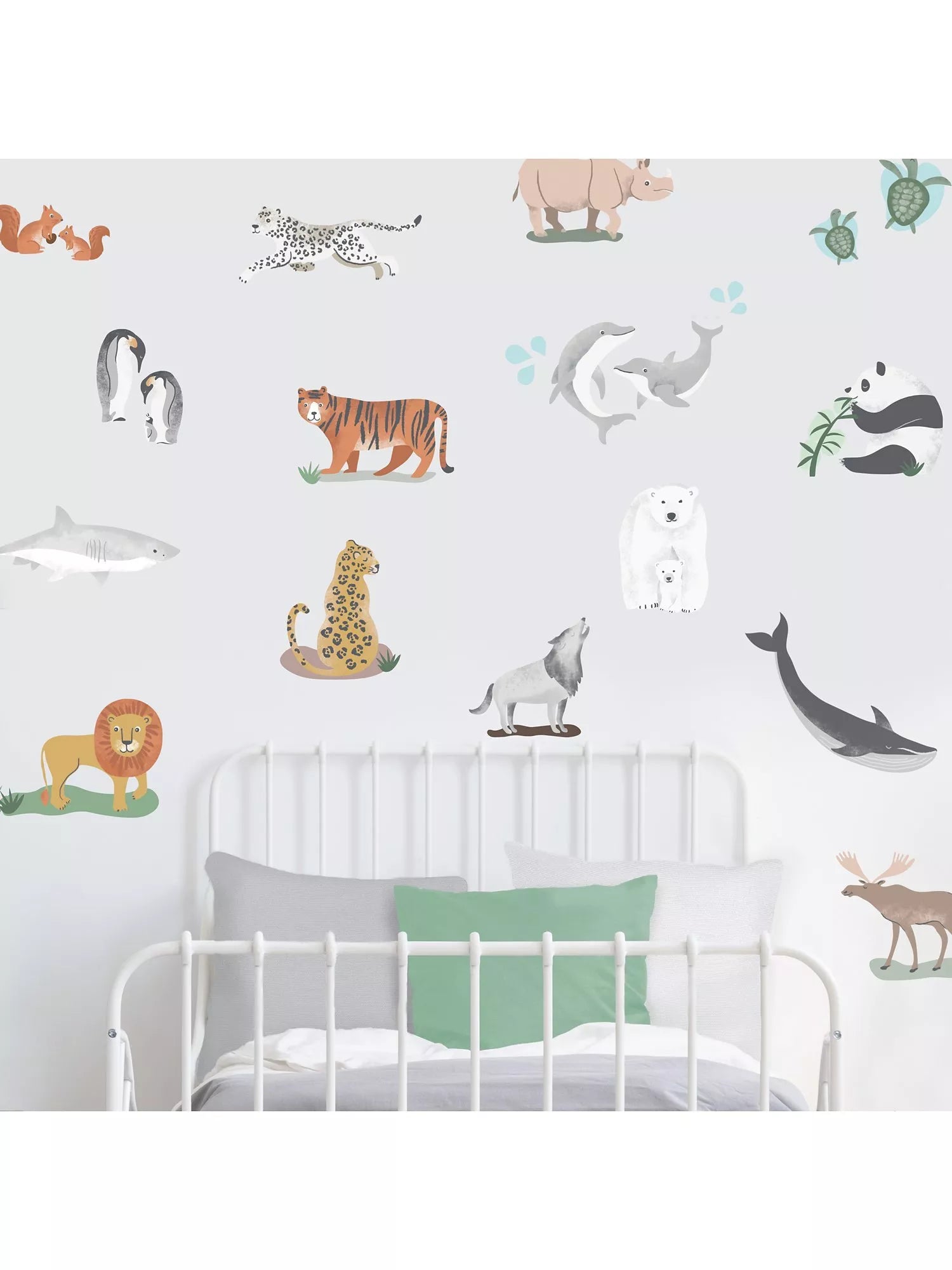 John Lewis World Map Wall Stickers, Multi