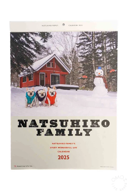 2025 Natsuhiko Family Wall Calendar