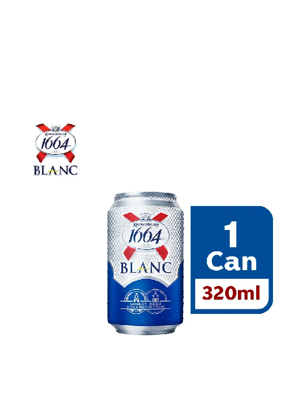 KRONENBOURG 1664 BLANC CAN 320ML