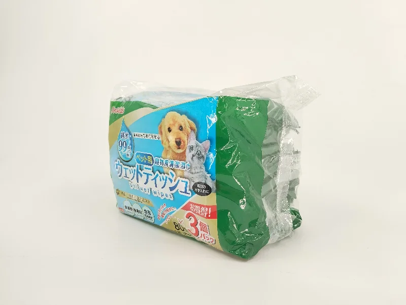 PETKIDS Multipurpose Wet Wipes 80sx3Pack