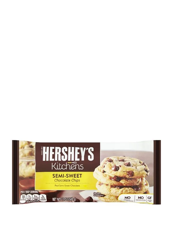 HERSHEY'S BAKING CHIPS SEMI SWEET 340G