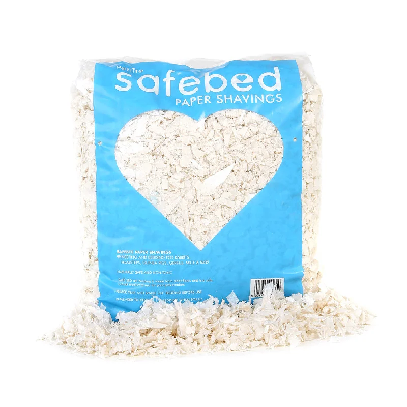 Small Animal bedding - Safebed Paper Flakes - White 400g