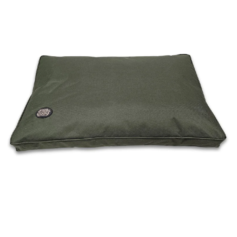 Snug & Cosy Bed - Pescara Cushion - Dog Bed - Green