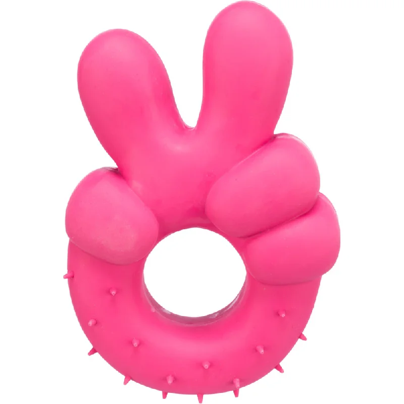 Trixie Latex Peace Hand Sign - Dog Toy